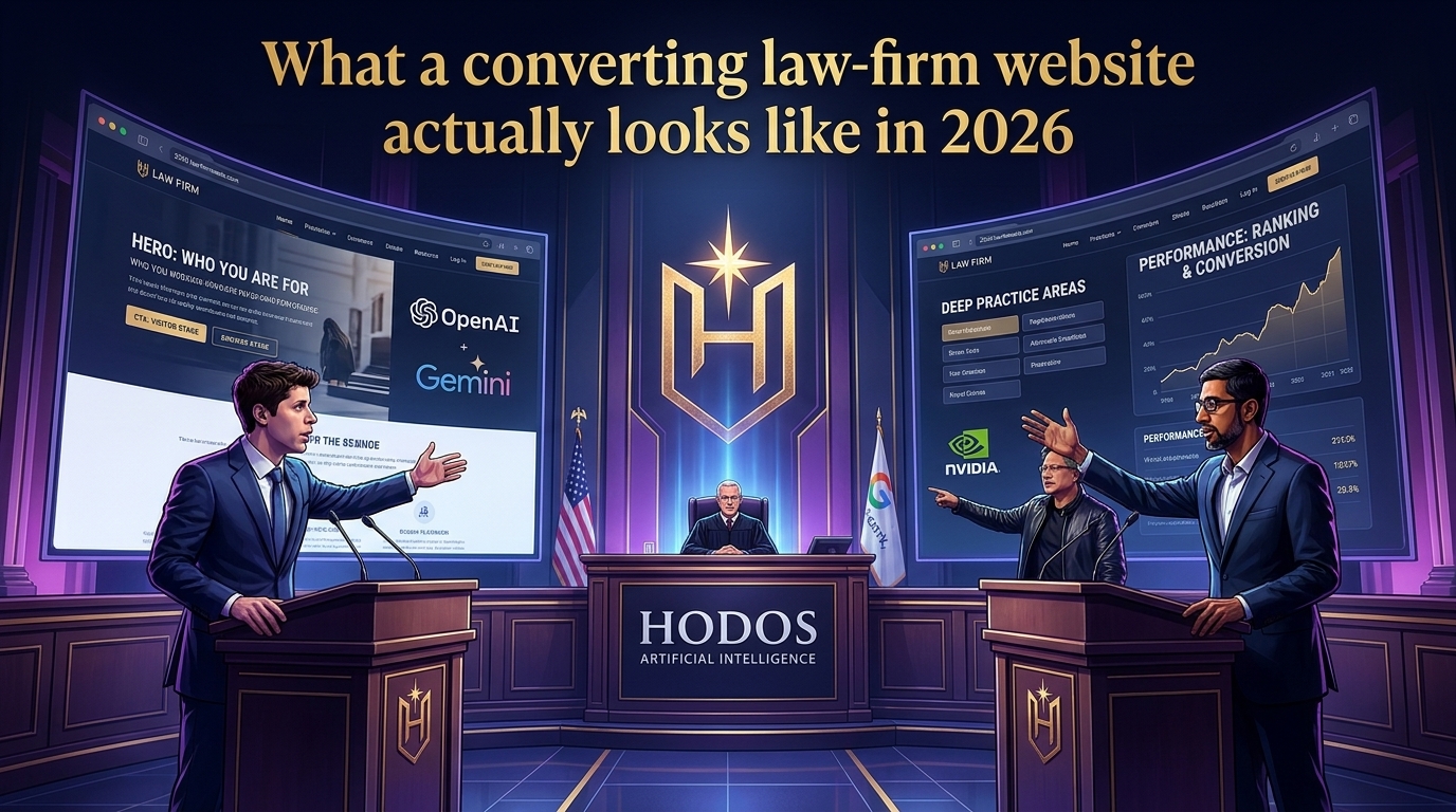 What a converting law-firm website actually looks like in 2026